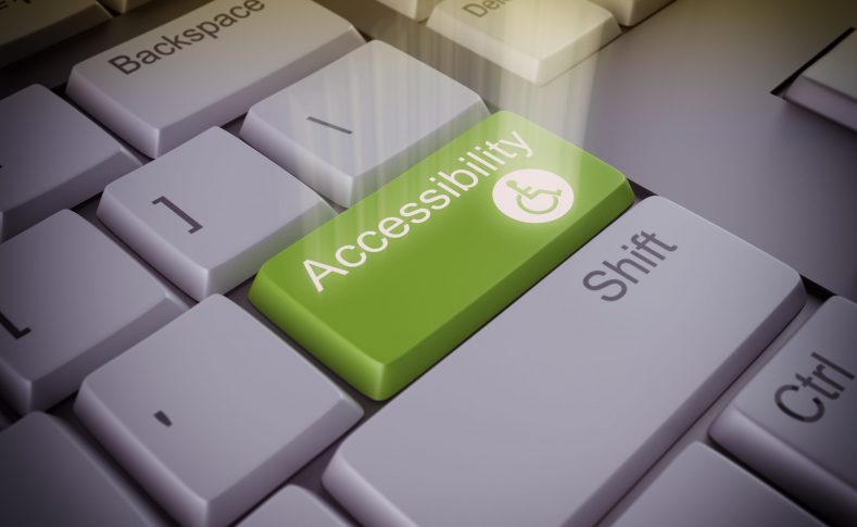 Image of Keyboard with Accessibility Key