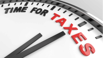 Image Indicating Time for Taxes