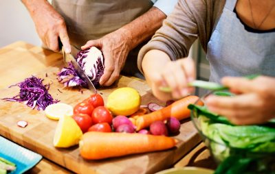 Image of delicious food being prepared